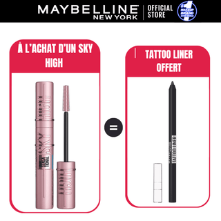 MAYBELLINE NEW YORK – MASCARA LASH SENSATIONAL SKY HIGH = Tattoo Liner OFFERT