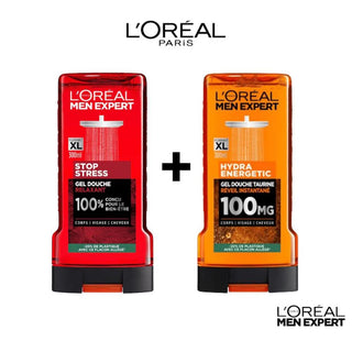 L'Oréal Paris Men Expert Gel Douche Hydra Energetic + Gel Douche Stop Stress