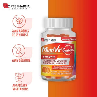 FORTE PHARMA MULTIVIT' ENERGIE B60 GUMMIES
