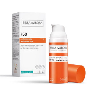 Bella Aurora Ecran Solaire Anti-taches Peaux mixtes grasses SPF50 50ML