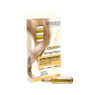 Revuele Ampoules Collagen+ Damage nourrit et renforce les cheveux 8x5ml