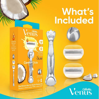 Gillette Venus Olay Plus Comfortglide Coconut Razor 5 Blades – 2 Rasoirs