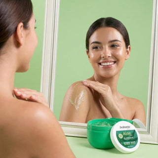 BABARIA CREME CORPORELLE APRES SOLEIL FRAICHE A L'ALOE VERA 400ml