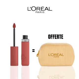 L'ORÉAL PARIS INFAILLIBLE MATTE RESISTANCE ROUGE À LÈVRES 630 ROSE HEAT = POUCH OFFERT