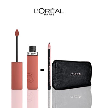 L'Oréal Paris-INFAILLIBLE MATTE RESISTANCE 630 Rose Heat  = Mini khol +Trousse