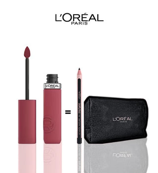 L'Oréal Paris-INFAILLIBLE MATTE RESISTANCE 665 First Move  = Mini khol +Trousse