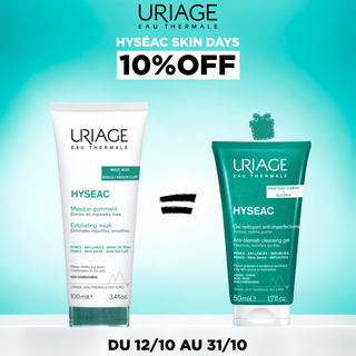 Uriage Hyséac Masque Gommant 100 ml = Hyséac Gel Nettoyant 50 ml Offert