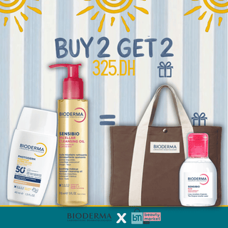 Bioderma Photoderm XDefense Teinte 02 SPF50+ + Sensibio Huile Nettoyante Démaquillante 150ml = Sensibio H2O 100ml Offert + Tote Bag Bioderma Offert