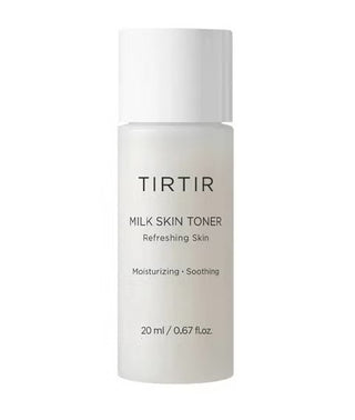 TIRTIR Milk Skin Toner 20ml – tonique hydratant et illuminateur au lait et niacinamide disponible en parapharmacie au Maroc