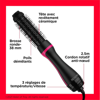 Revlon One-Step Style Booster – Brosse Ronde Séchante et Coiffante