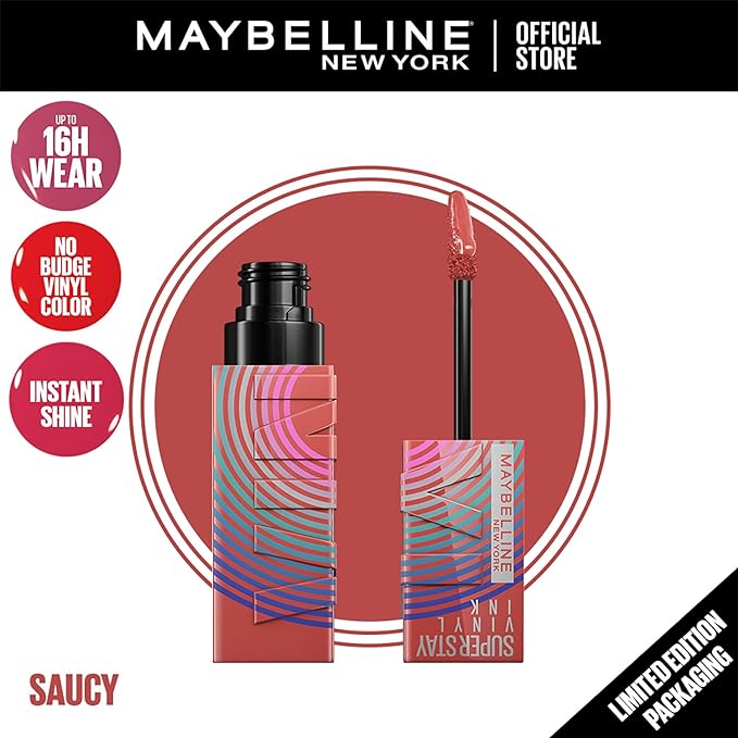 Maybelline SUPERSTAY VINYL INK LIQUID LIP + Fit me concealer = Eyelash curler OFFERT
