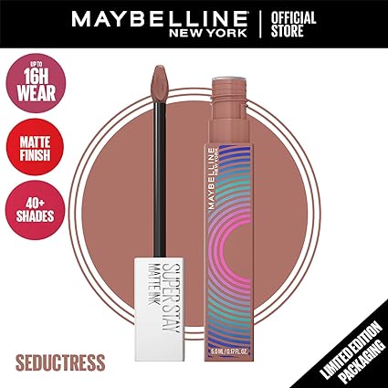 MaybellineNEW YORK – MASCARA LASH SENSATIONAL SKY HIGH +Superstay Matte Ink Lipstick - Music Collection Limited Edition = Eyelash curler OFFERT