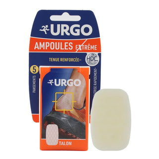 URGO Ampoules Extrême – 5 Pansements Hydrocolloïdes