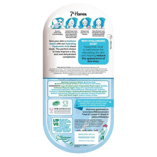 7TH HEAVEN HYALURONIC ACID 5% ACTIVE COMPLEX ADVANCED SERUM SHEET MASK