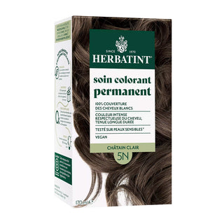 HERBATINT SOIN COLORANT PERMANENT 5N CHATAIN CLAIR 170 ML