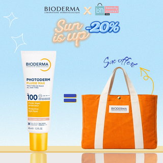Bioderma Photoderm Fluide Max SPF100 Très Claire 40ml = Sac Offert