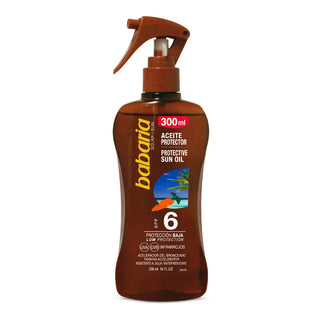 BABARIA SPRAY HUILE SOLAIRE PROTECTRICE CAROTTINE SPF 6 300ml