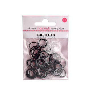 BETER Hairstyle PACK DE MINI ELASTIQUES 100 UNITES Noir - 19260