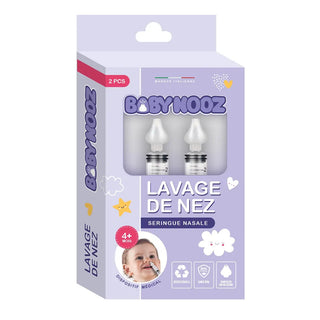 Baby Nooz Seringue Nasale mouche bébé 2pcs