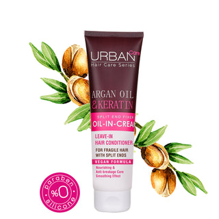 URBAN CARE ARGAN & KÉRATINE COLOR PROTECTION-OIL IN CREAM 200ML