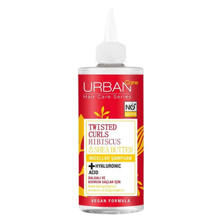 Urban Care Twisted Curls Hibiscus & Beurre de Karité Shampoing Micellaire 340ml