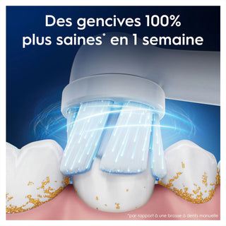 ORAL-B IO 2 BROSSETTES GENTLE CARE BLANC TÊTE DE RECHANGE POUR GENCIVES SENSIBLES