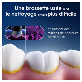 ORAL-B IO 2 BROSSETTES GENTLE CARE BLANC TÊTE DE RECHANGE POUR GENCIVES SENSIBLES