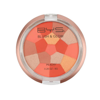 BYS BLUSH & GLOW MOSAIC COMPACT PEACHY