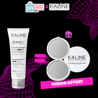 KALINE K-White Crème Jour Éclaircissante 50ml – Soin unifiant et illuminateur + Miroir offert