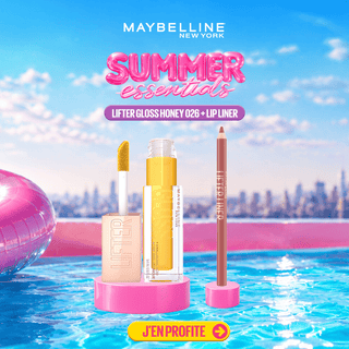 Maybelline Lifter Gloss à Lèvres Repulpant 026 Honey + Lifter Liner 007 Big Lift