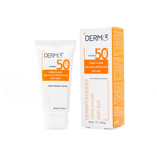 DERMOZ Crème Solaire TRÉS HAUTE PROTECTION SPF50+