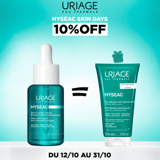 Uriage Hyséac Sérum Peau Neuve 30 ml – Soin Rénovateur et Perfecteur de Peau = Hyséac Gel Nettoyant 50 ml Offert