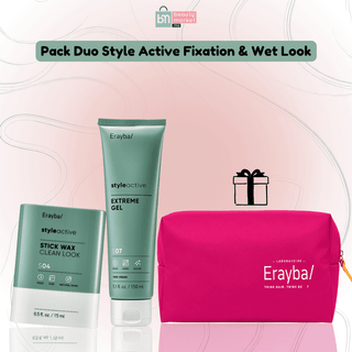 Pack Duo ERAYBA Style Active Fixation & Wet Look = Trousse Offerte