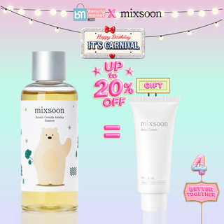 Mixsoon Soondy Centella Asiatica Essence 100ml = Bean Cream 15ml Offerte