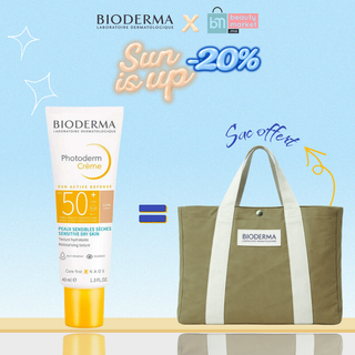 Bioderma Photoderm Crème SPF50+ Teintée Claire 40ml = Sac Offert