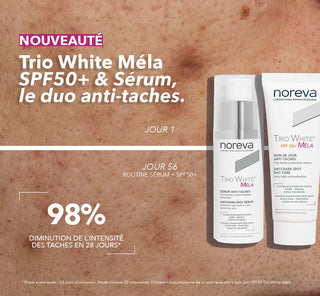 NOREVA TRIO WHITE MELA SPF50+ SOIN DE JOUR ANTI TACHES 50ML