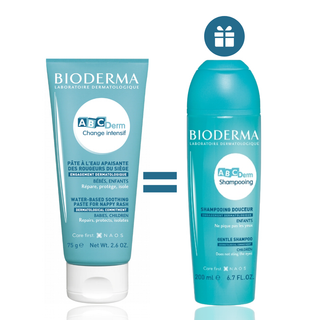 Bioderma ABCDerm Change Intensif 70g = ABCDerm Shampooing 200ml Offert