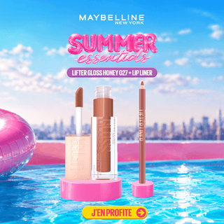 Maybelline Lifter Gloss à Lèvres Repulpant 027 Toffee + Lifter Liner 007 Big Lift