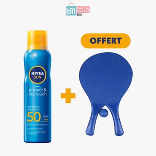 Nivea SUN Protect & Dry Touch Brume Protectrice SPF50 200ml = Raquettes de Tennis Bleues Offertes