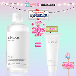 Mixsoon Bean Toner 300ml = Bean Cream 15ml Offerte