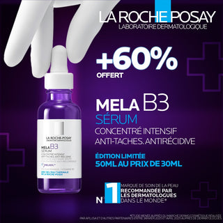 La roche posay mela b3 sérum 50ml +60% OFFERT