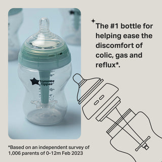 Tommee Tippee - Biberon anti-colique 260 ml débit lent