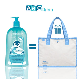 Bioderma ABCDerm Gel Nettoyant Moussant Doux 1L = Sac Offert