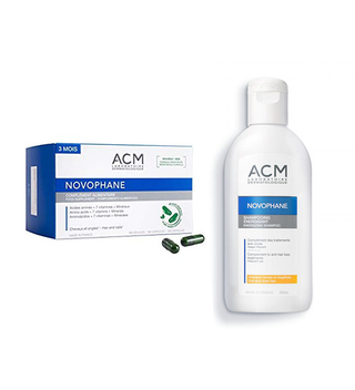 Acm Novophane ongles et cheveux – 60 capsules = Novophane shampooing OFFERT