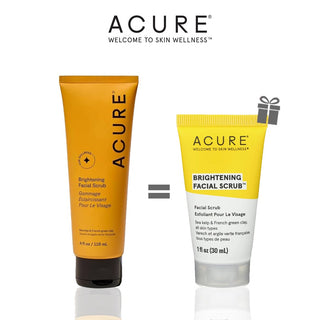 ACURE Brightening Facial Scrub 118ml = Scrub 30 Ml Offert