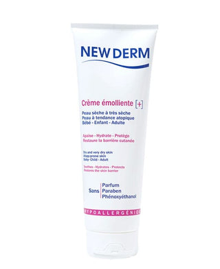 NEWDERM crème émolliente+ peau sèche à très sèche 250 ml