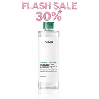 ANUA HEARTLEAF + PANTHENOL LOW PH DEEP CLEANSING WATER PH 500 ML