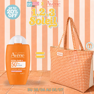 Avène Solaire Ultra Fluid Éclat Radiance SPF50+ 50ml = Sac Offert