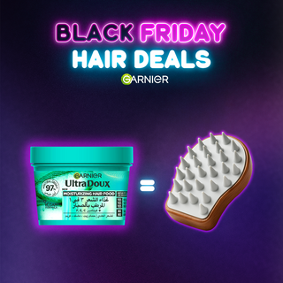 Garnier ultra doux hair food masque aloe vera 390ml = Scalp cheveux Offerte