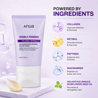 ANUA Visibly Firming Collagen + Retinol Refining Gua Sha Cream 80 ml